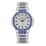 Patek Philippe Nautilus 7118/1451G-001 Diamond Sapphire Dial 35.2mm