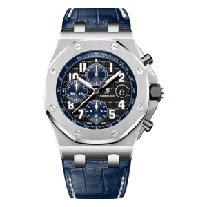 Audemars Piguet Royal Oak Offshore 26470ST.OO.A028CR.01 Black & Blue Dial 42mm