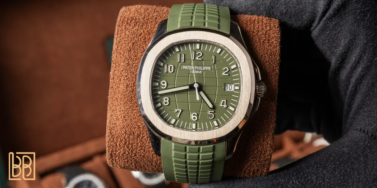 Patek Philippe Aquanaut 5168G-010 Khaki Green Dial 42.2mm