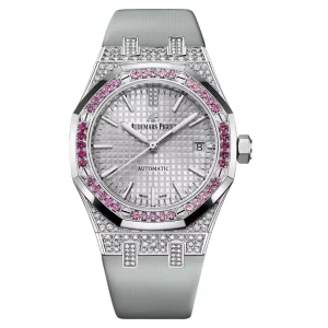 Audemars Piguet Royal Oak 15452BC.ZY.D007VE.01 White Gold 37mm Silver Dial