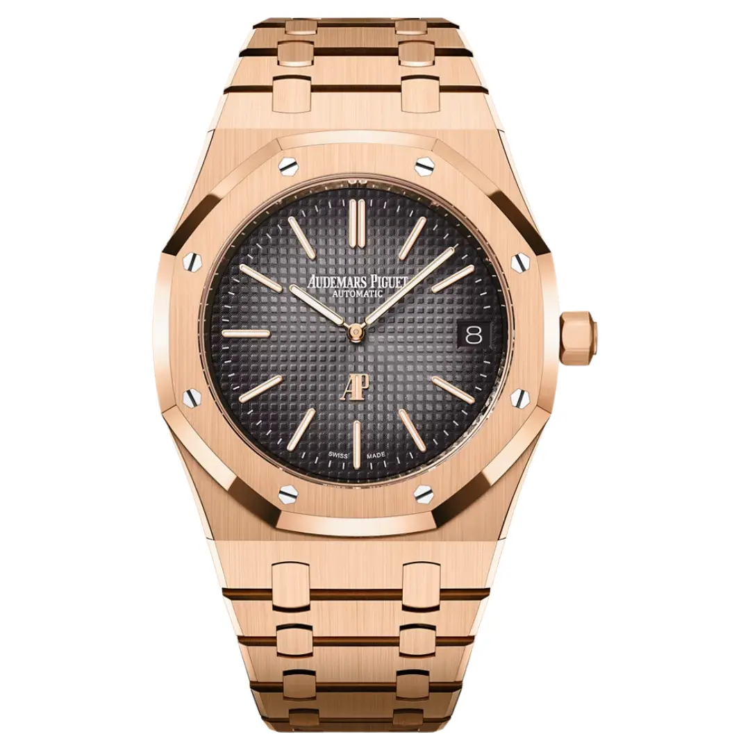 Audemars Piguet Royal Oak 16202OR.OO.1240OR.01 Smoked Slate Grey Dial 39mm (1) Audemars Piguet Royal Oak 16202OR.OO.1240OR.01 Smoked Slate Grey Dial 39mm
