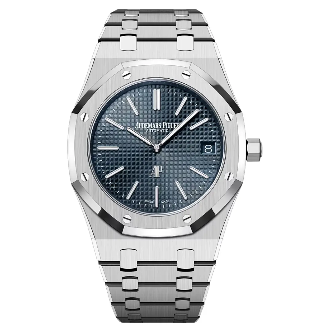 Audemars Piguet Royal Oak Jumbo 16202ST.OO.1240ST.01 Blue Dial 39mm (1) Audemars Piguet Royal Oak Jumbo 16202ST.OO.1240ST.01 Blue Dial 39mm