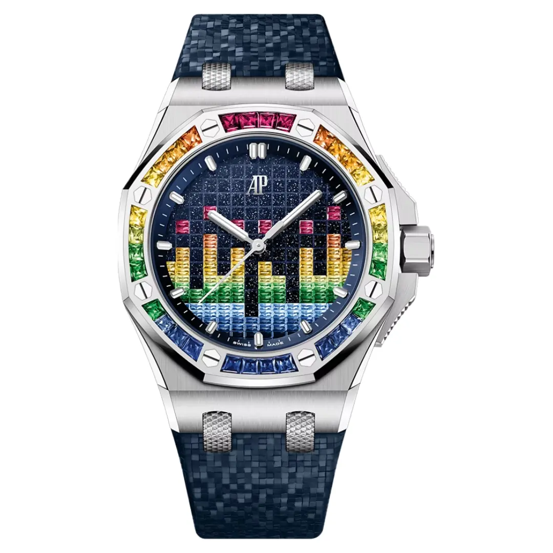 Audemars Piguet Royal Oak Offshore 77601BC.YY.D343CA.01 Blue Dial 37mm (1) Audemars Piguet Royal Oak Offshore 77601BC.YY.D343CA.01 Blue Dial 37mm