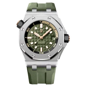 Audemars Piguet Royal Oak Offshore Diver 15720ST.OO.A052CA.01 Khaki Green Dial 42mm
