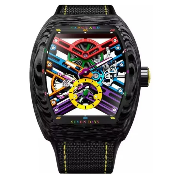 Franck Muller Vanguard V 45 S6 SQT COL DRM CARBONE NR