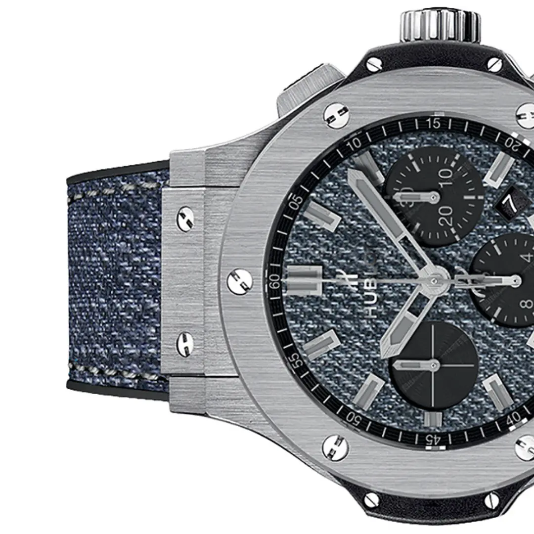 Hublot Big Bang Jeans Chronograph 301.8X.2770.NR.JEANS Blue Dial 44mm