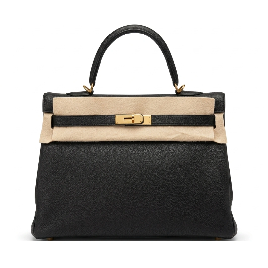 Hermes Birkin 35 Black Leather GHW