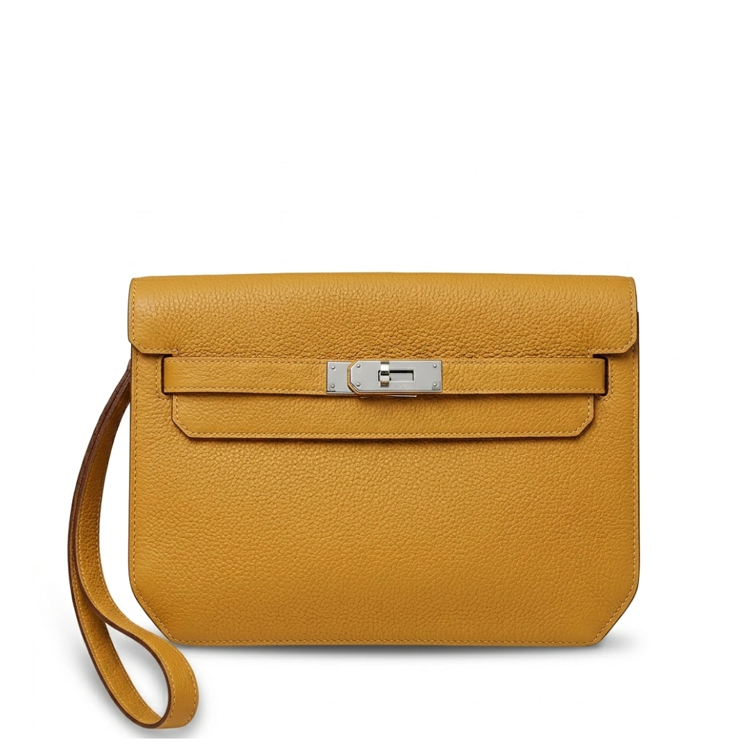 Hermes Kelly Natural Sable Leather