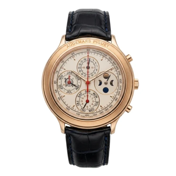 Audemars Piguet Jules 25965OR.OO.A002XX.01 Perpetual Calendar Chronograph White Dial 40mm