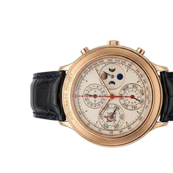 Audemars Piguet Jules 25965OR.OO.A002XX.01 Perpetual Calendar Chronograph White Dial 40mm