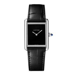 Cartier Tank wsta0108 Black Dial 34mm