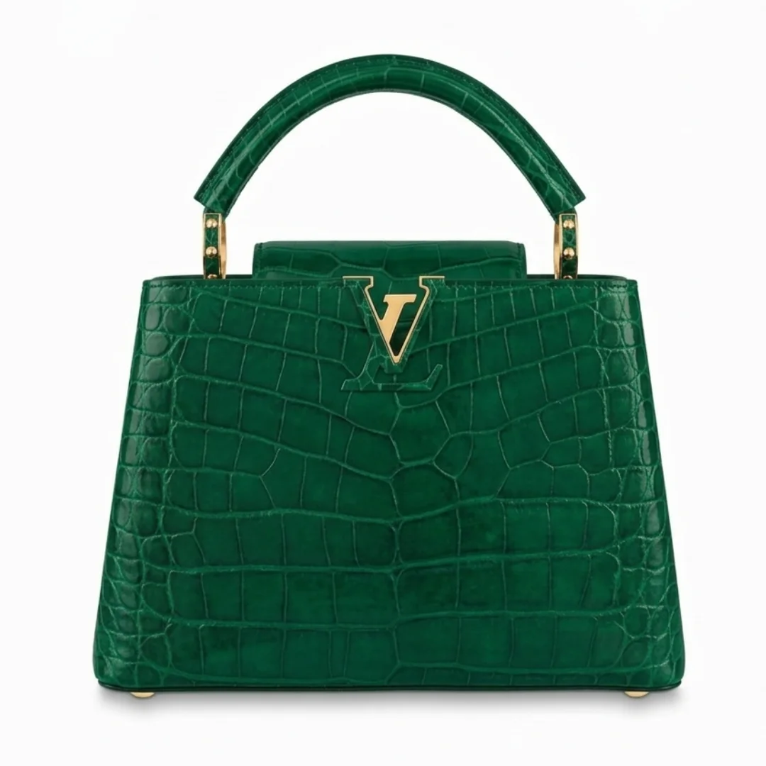 Louis Vuitton Capucines Green