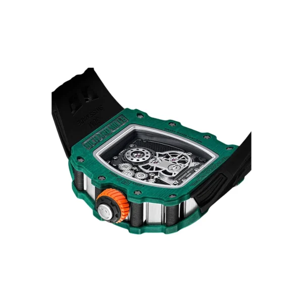 Richard Mille Green RM 21-02 Green Skeleton Dial Green Bezel 42mm