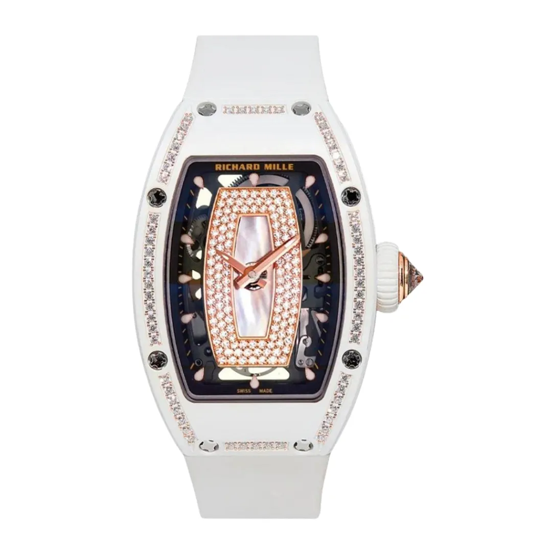 Richard Mille RM 07-01 WC (1) Richard Mille RM 07-01 WC White Dial White Ceramic 31mm