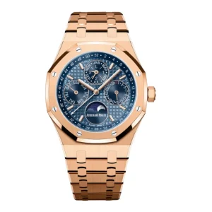 Audemars Piguet Royal Oak 26574OR.OO.1220OR.03 Perpetual Calendar Blue Dial 41mm