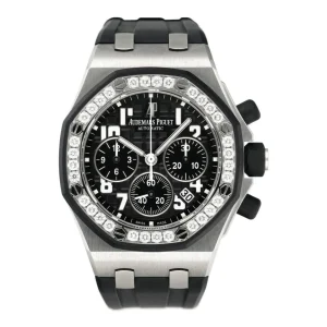 Audemars Piguet Royal Oak Offshore 26048Sk.Zz.D002Ca.01 Chronograph Black Dial 37mm