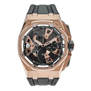 Audemars Piguet Royal Oak Offshore 26421OR.OO.A002CA.01 Tourbillon Chronograph Skeleton Dial 45mm18Kt Rose Gold