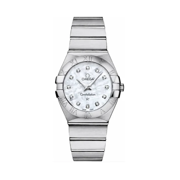 Omega Constellation 123.10.27.60.55.001 Mother Of Pearl Dial 27 MM