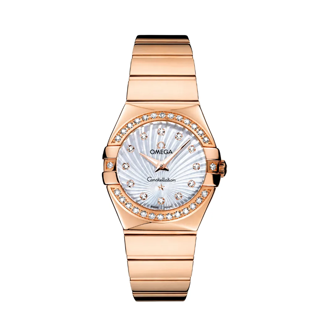 Omega Constellation 123.55.27.60.55.005 (1) Omega Constellation 123.55.27.60.55.005 Mother Of Pearl Dial 27 MM