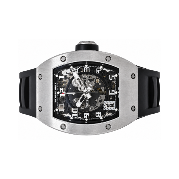 Richard Mille RM 010 AH TI Black and White Dial Silverish Bezel 40 MM