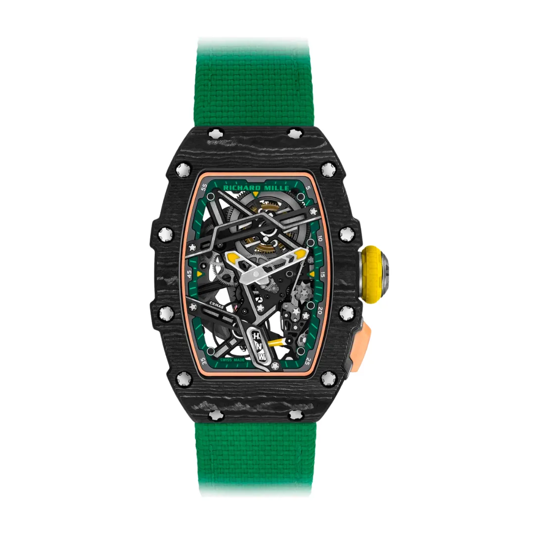Richard Mille RM07-04 Black (1) Richard Mille RM07-04 Black Skeleton Dial 31 MM