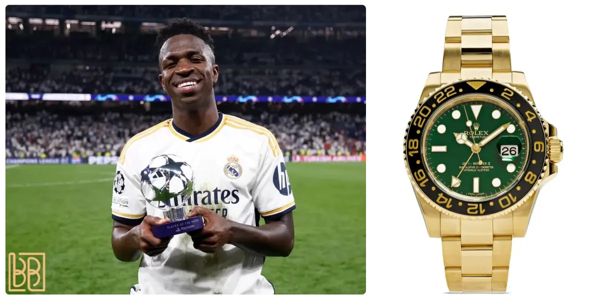 Vinicius Junior And Rolex GMT Master II