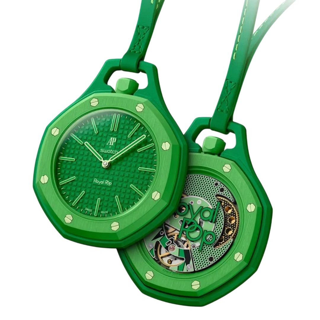 Swatch x AP Royal POP Green Eight SSX03G100N