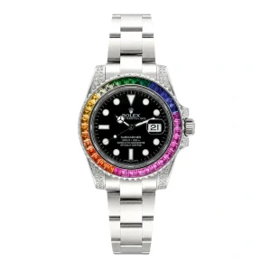 Rolex Date Submariner 116610RBOW-AM Black Dial Rainbow 40mm