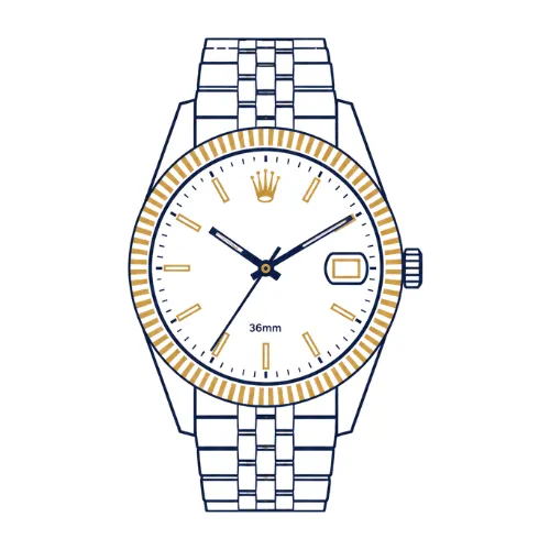 rolex datejust dial 36